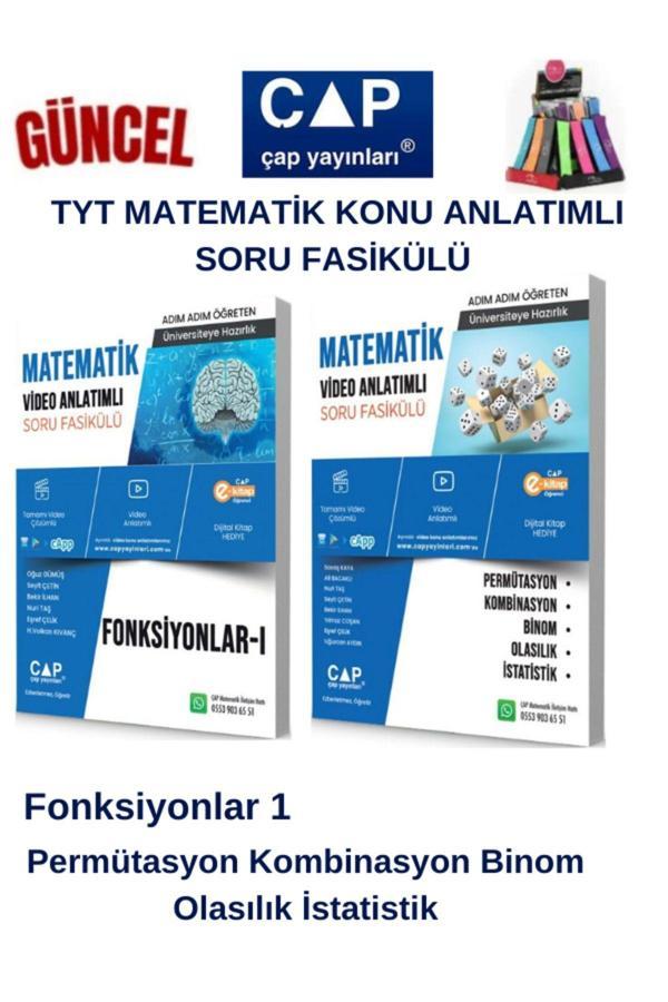 Çap Tyt Matematik Permütasyon-Fonksiyon 1 Konu Anlatımlı Soru Fasikül+Kalemlik - Çap Yayınları - Image 1