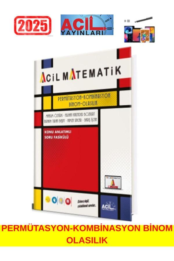 Permütasyon Kombinasyon Binom Olasılık+Android Kalem - Acil Yayınları - Image 1