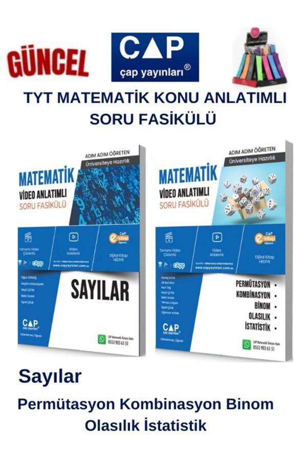 Çap Tyt Matematik Sayılar-Per.Komb.Olasılık Konu Anlatımlı Soru Fasikül+Kalemlik - Çap Yayınları - Image 1