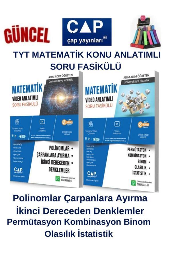 Çap Tyt Matematik Polinom-Permütasyon Konu Anlatımlı Soru Fasikül+Kalemlik - Çap Yayınları - Image 1