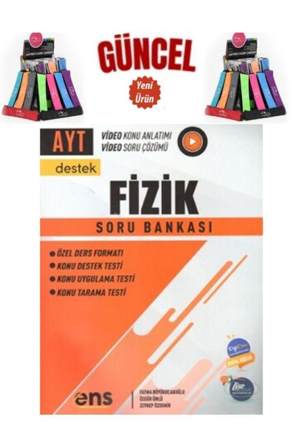 Güncel AYT Fizik Destek Video Konu Anlatımlı Video Çözümlü Soru Bankası+Kalemlik - Ens Yayıncılık - Image 1