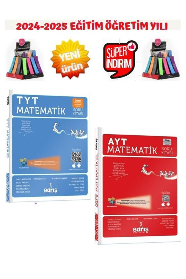 Barış Çelenk Güncel 2025 Tyt-Ayt Matematik Soru Bankası Seti(Ösym Tarzında)+Kalemlik - Barış Çelenk - Image 1