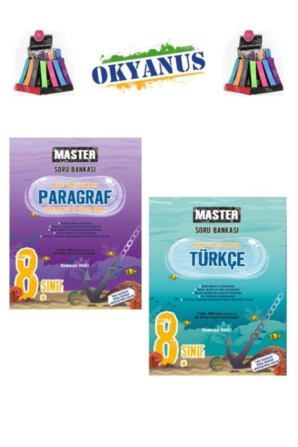 Güncel 8.Sınıf Lgs Hazırlık Master Paragraf-Türkçe Beceri Temelli Soru Bankası +Kalemlik - Okyanus Yayıncılık - Image 1