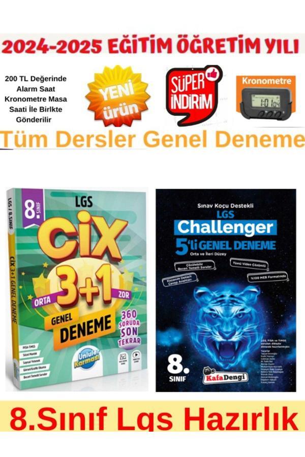 Ünlüler 8.Sınıf Cix 3+1 Lgs Tüm Ders 3+1 Deneme+KafaDengi Challenger Tüm Dersler Genel 5 Deneme - Ünlüler Karması - Image 1