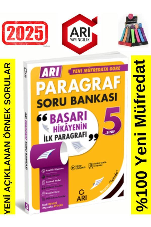 Arı Yayıncılık 2025 5.Sınıf Paragraf %100 Yeni Müfredat-Nesil Soru Bankası+Kalemlik - Arı Yayıncılık - Image 1