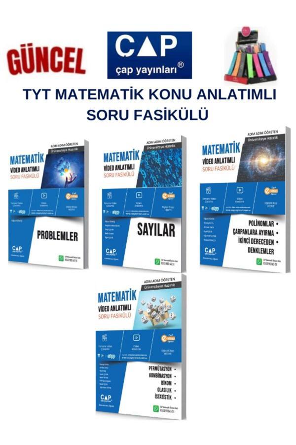 Çap Tyt Mat. Problem-Sayılar-Polinomlar 1-Per.Komb.Olasılık Konu Anlatımlı Soru Fasikül+Kalemlik - Çap Yayınları - Image 1