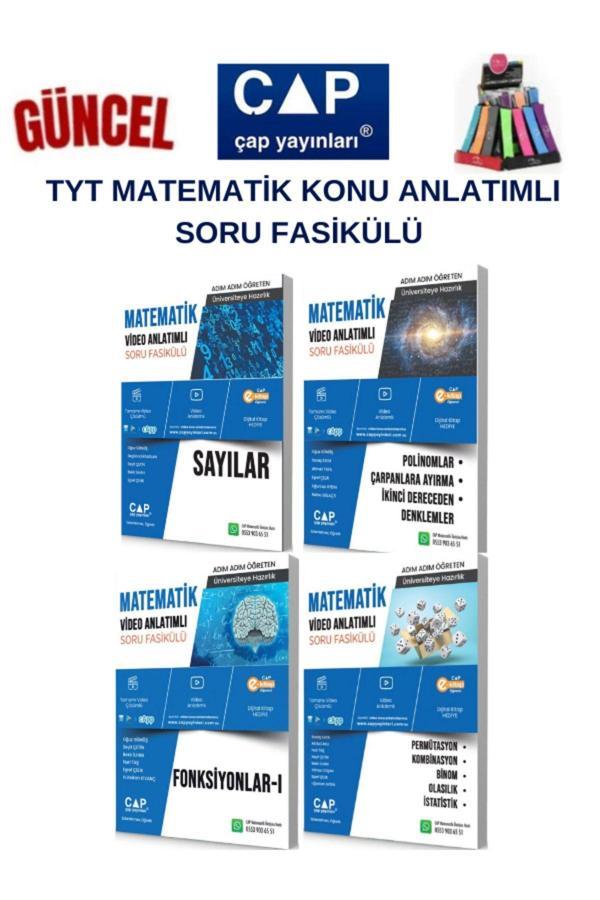 Çap Tyt Matematik Sayılar-Polinom-Fonk1-Permütasyon .Konu Anlatımlı Soru Fasikül+Kalemlik - Çap Yayınları - Image 1