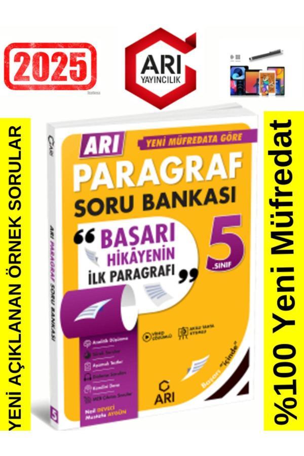 Arı Yayıncılık 2025 5.Sınıf Paragraf %100 Yeni Müfredat-Nesil Soru Bankası+Kalem - Arı Yayıncılık - Image 1