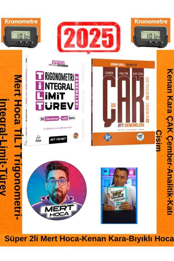 2025 AYT TİLT Denemeleri-Kenan Kara Çak(Çember-Analitik-Katı Cisim)+Kronometre - Mert Hoca Yayınları - Image 1