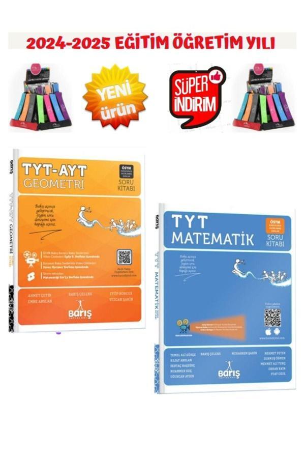 Barış Çelenk Güncel 2025 TytAyt Geometri Soru+Tyt Matematik Soru Bankası (Ösym Tarzında)+Kalemlik - Barış Çelenk - Image 1