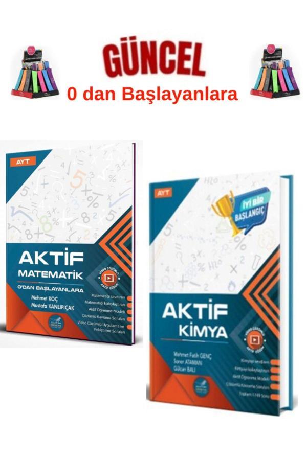 Güncel 0 Dan Başlayanlara Ayt Kimya-Matematik Konu Anlatımlı Soru Bankası+Kalemlik - Aktif Öğrenme Yayınları - Image 1