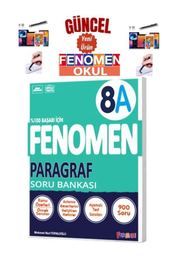 GÜNCEL 8.SINIF LGS HAZIRLIK PARAGRAF SORU BANKASI (A)(KOLAY)+KALEM - Fenomen Yayıncılık - Image 1