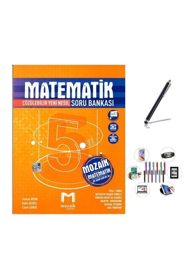 Mozaik 5. Sınıf Matematik Soru Bankası Güncel+dokunmatik Kalem - Mozaik Yayınları - Image 1