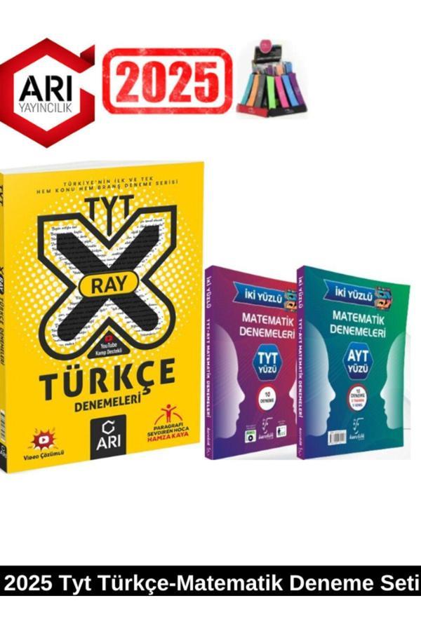 Arı X-Ray Tyt Türkçe Konu ve Branş Deneme+Karekök Tyt-Ayt İki yüzlü Matematik 20 Deneme - Arı Yayıncılık - Image 1