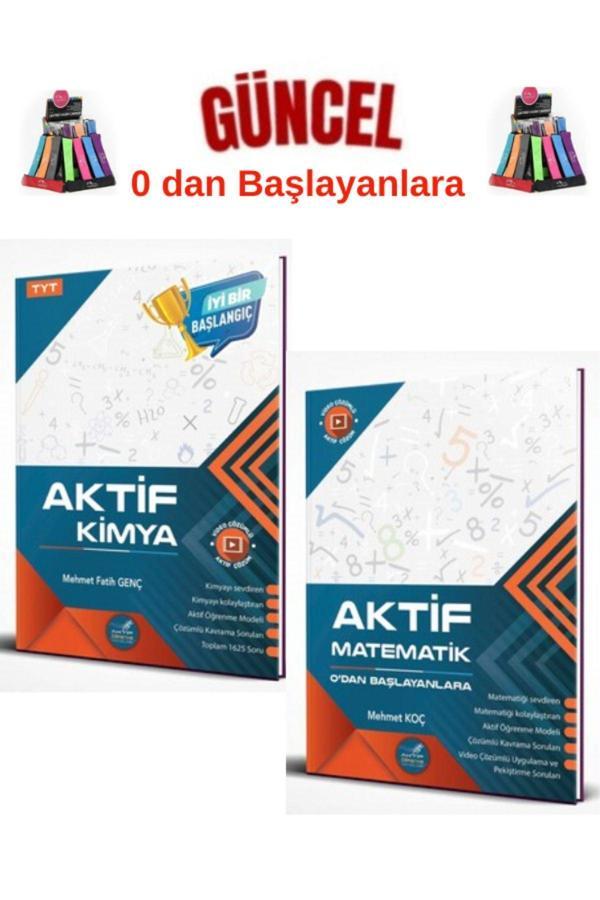 Güncel 0 Dan Başlayanlara Tyt Kimya-Matematik Konu Anlatımlı Soru Bankası+Kalemlik - Aktif Öğrenme Yayınları - Image 1