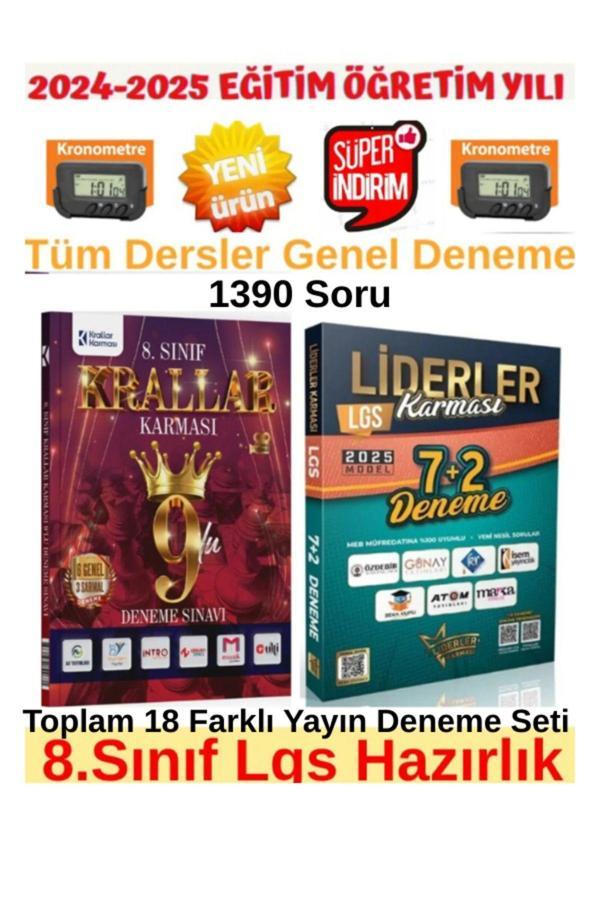Krallar Karması 8.sınıf Lgs Genel 9 Lu Deneme Liderler Karması 7 2 Lgs Tüm Dersler 18 Deneme - Bilgi Sarmal Yayınları - Image 1