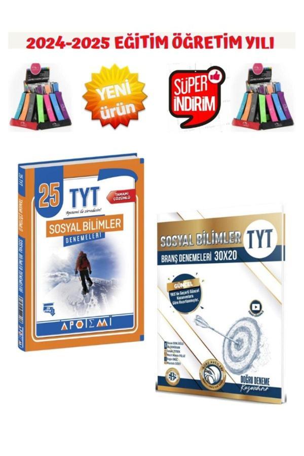 2025 Tyt Sosyal Bilimler 30x20 Deneme+Apotemi 2025 Tyt Sosyal 25 Deneme+Kalemlik - Bilgi Sarmal Yayınları - Image 1