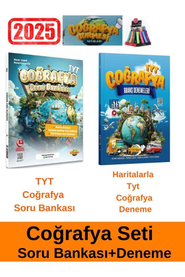 Coğrafya Gurmesi Tyt Soru Bankası+Tyt  Coğrafya 45 x 5 Branş Denemeleri+Kalemlik(Yeni Ürün) - Coğrafya Gürmesi - Image 1