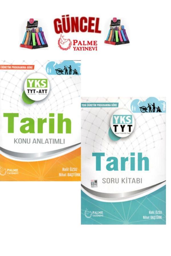 Güncel TytAyt Tarih Yeni Müfredat Konu Anlatım+Soru Bankası Seti+Kalemlik - Palme Yayınları - Image 1