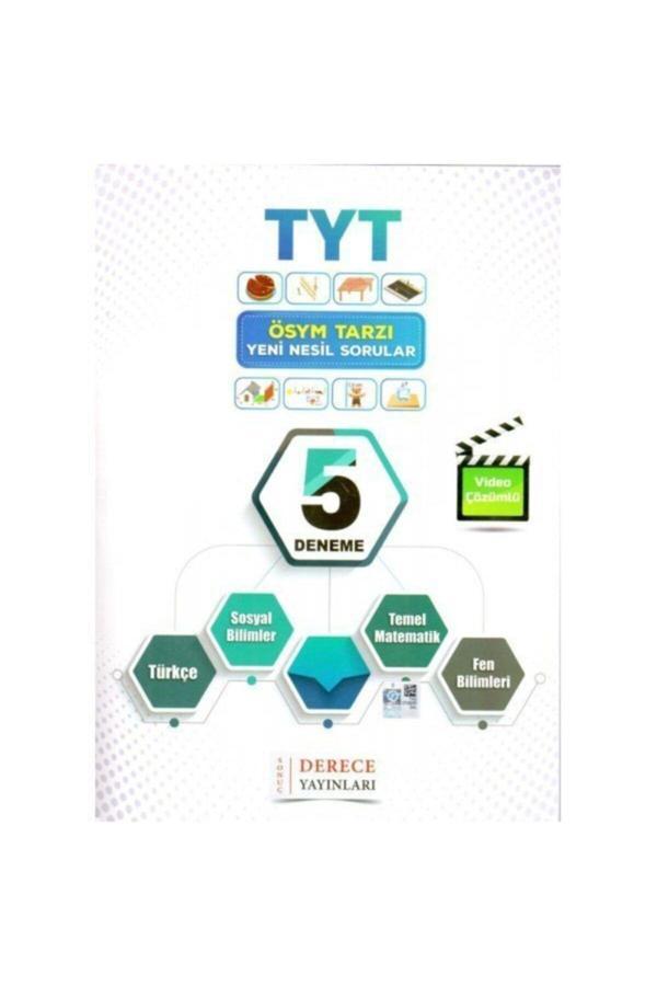Sonuç Yayınları Derece Tyt Genel 5 Li Deneme 2020 - 2021 Yeni Müfredat - Sonuç Yayınları - Image 1
