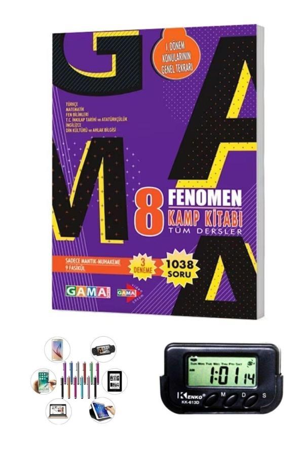 Gama 2025 Lgs 8.sınıf 1.dönem Tüm Dersler Kamp 1038 Soru 3 Deneme-kronometre-kalem - Fenomen Yayıncılık - Image 1