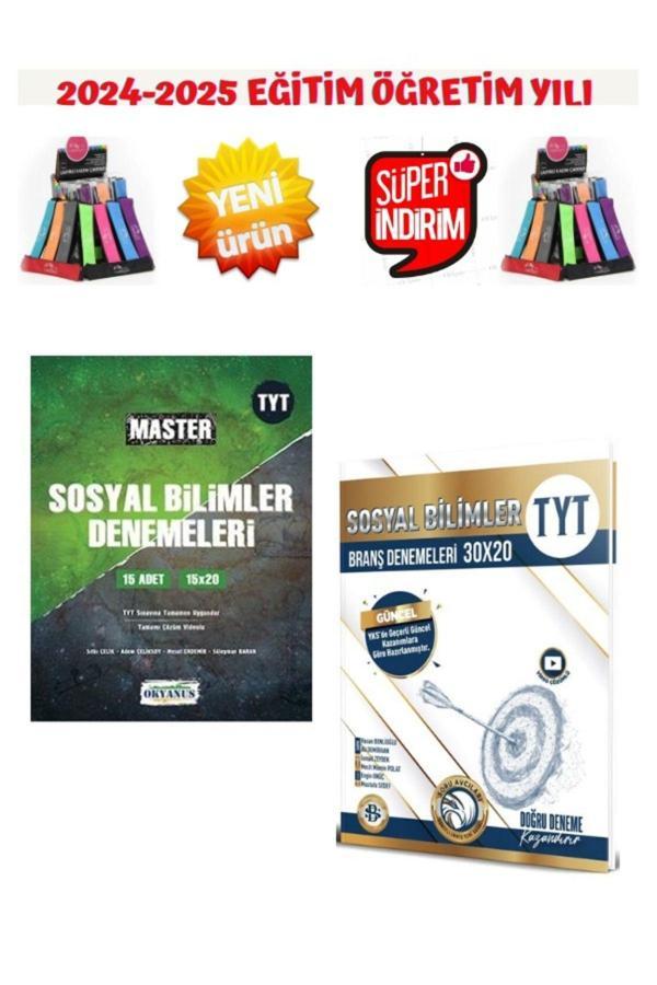 2025 Tyt Sosyal Bilimler 30x20 Deneme+Okyanus Master 2025 Tyt Sosyal 19 Deneme+Kalemlik - Bilgi Sarmal Yayınları - Image 1