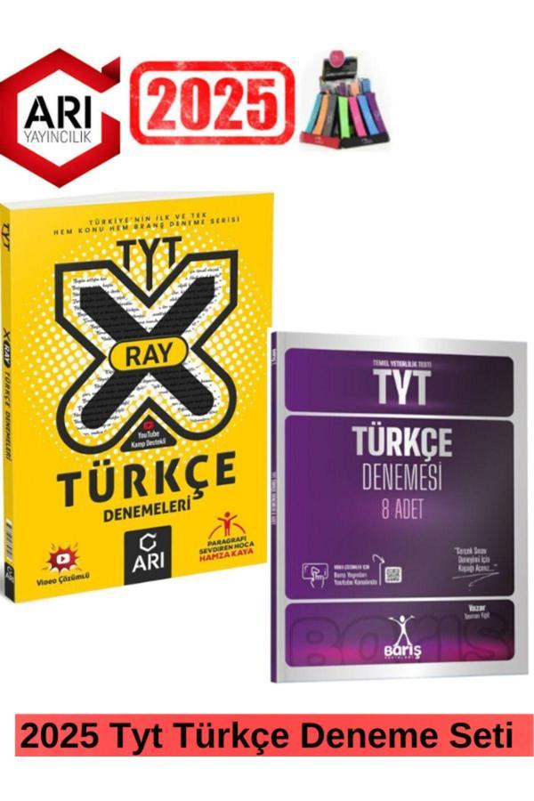 Arı X-Ray Tyt Türkçe Konu Ve Branş Deneme+Barış Tyt Türkçe 8 Branş Deneme+Kalemlik - Barış Çelenk - Image 1