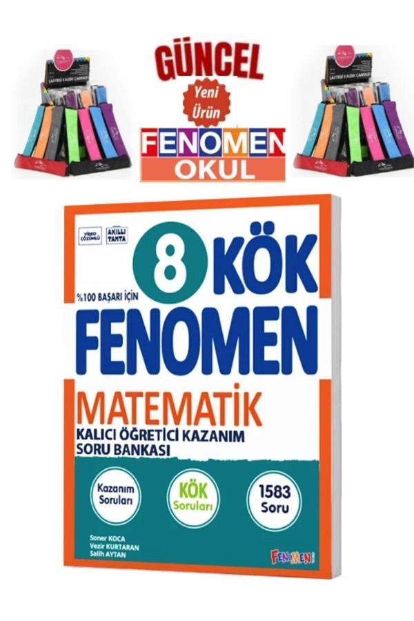 GÜNCEL 8.SINIF LGS HAZIRLIK  KÖK MATEMATİK SORU BANKASI  1583 ADET SORU+KALEMLİK - Fenomen Yayıncılık - Image 1