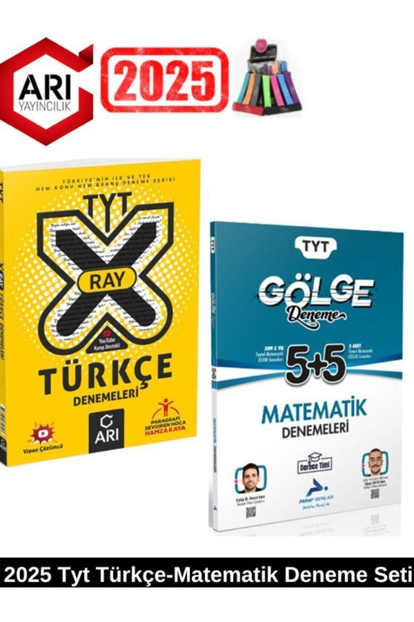 Arı X-Ray Tyt Türkçe Konu ve Branş Deneme+Paraf Gölge Tyt Matematik 5+5  Deneme Çıkmış - Arı Yayıncılık - Image 1