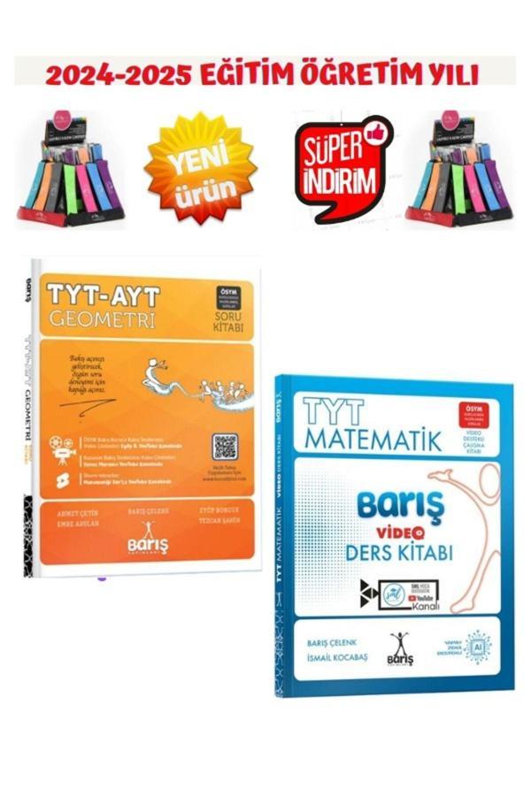 Barış Çelenk Güncel 2025 Tyt Matematik Video Ders+TytAyt Geometri Soru Kitabı+Kalemlik - Barış Çelenk - Image 1