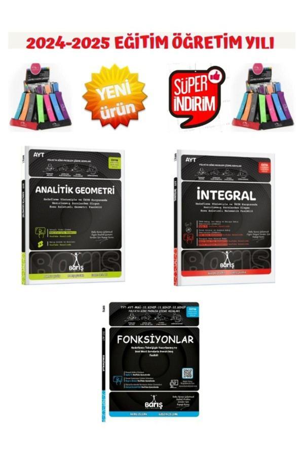 Barış Çelenk Güncel Fonks.+İntegral+Ayt Analitik Geo. Konu Anlatımlı Fasikül Set+Kalemlik - Barış Çelenk - Image 1