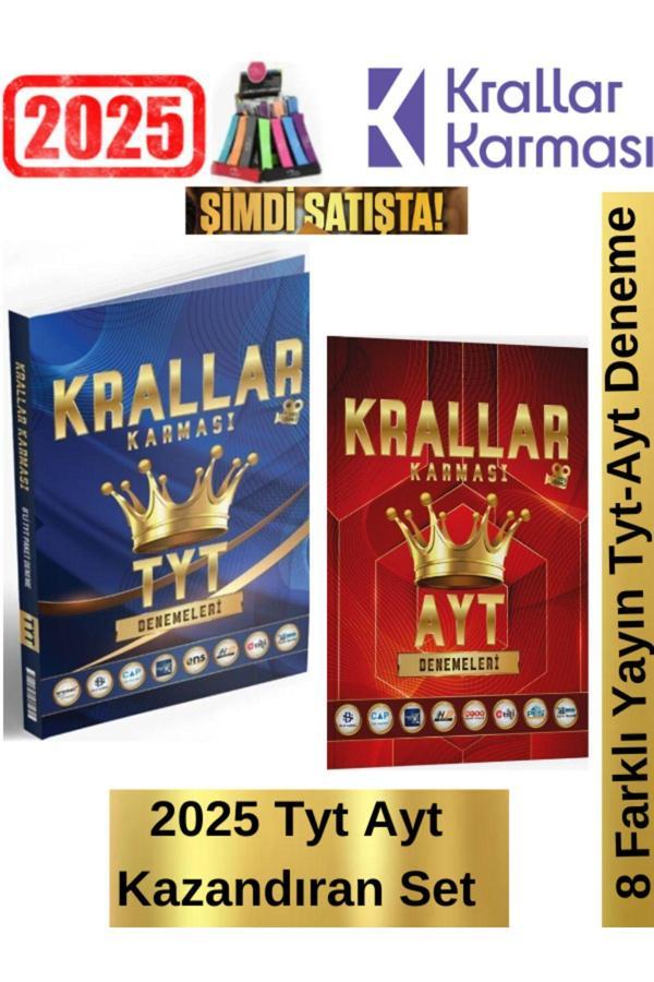 Krallar Karması 2025 Tyt-Ayt 16 Farklı Yayın 16  Deneme Seti+Kalemlik - Image 1