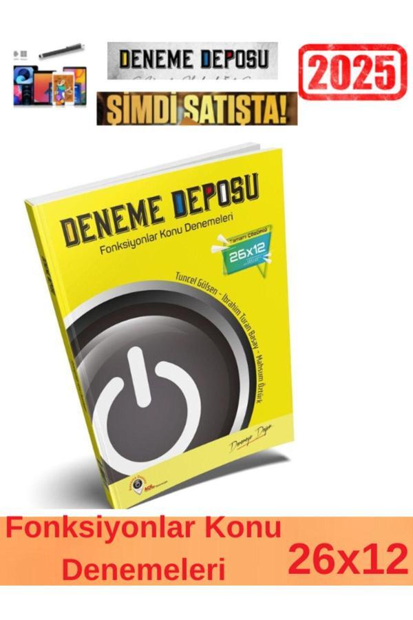 Deneme Deposu Güncel TYT Fonksiyonlar Konu Denemeleri(26x12)+Android Kalem - Deneme Deposu - Image 1