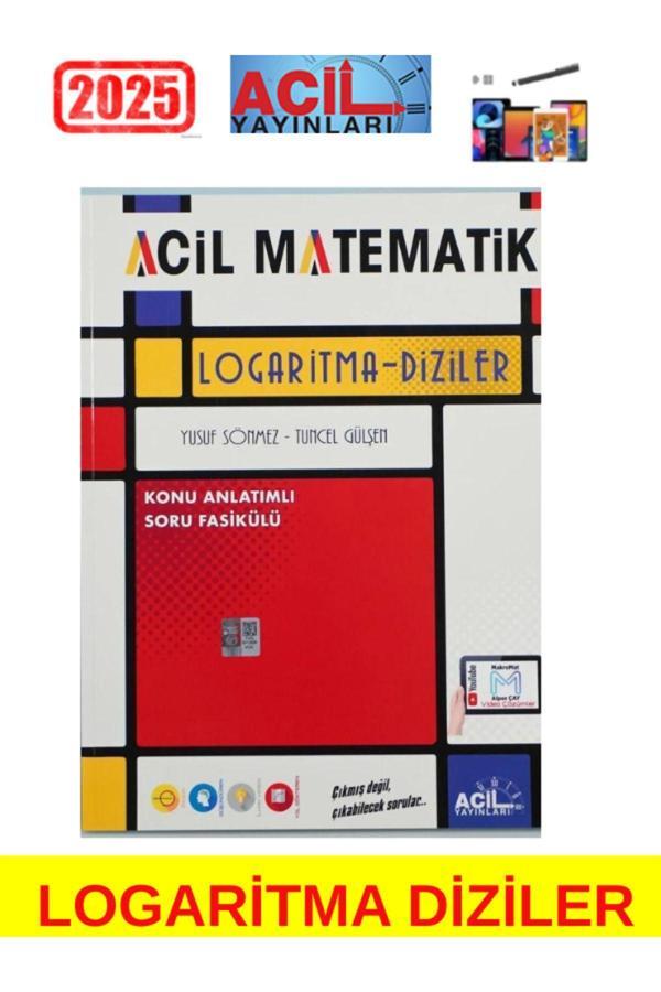 Matematiğin İlacı TYT Acil Matematik Logaritma Diziler+Android Kalem - Acil Yayınları - Image 1