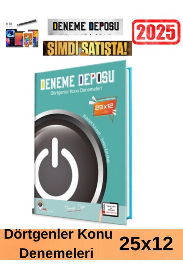 Deneme Deposu Güncel AYT Dörtgenler Konu Denemeleri(25x12)+Android Kalem - Deneme Deposu - Image 1