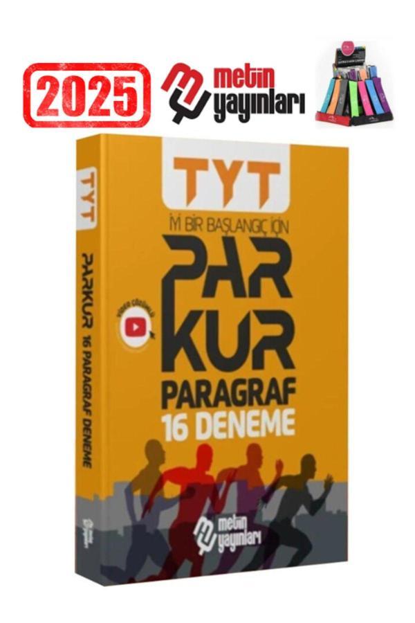 Metin Yayınları Güncel TYT Paragraf Parkur 16 Deneme+Kalemlik(iyi Bir Başlangıç İçin) - Metin Yayınları - Image 1