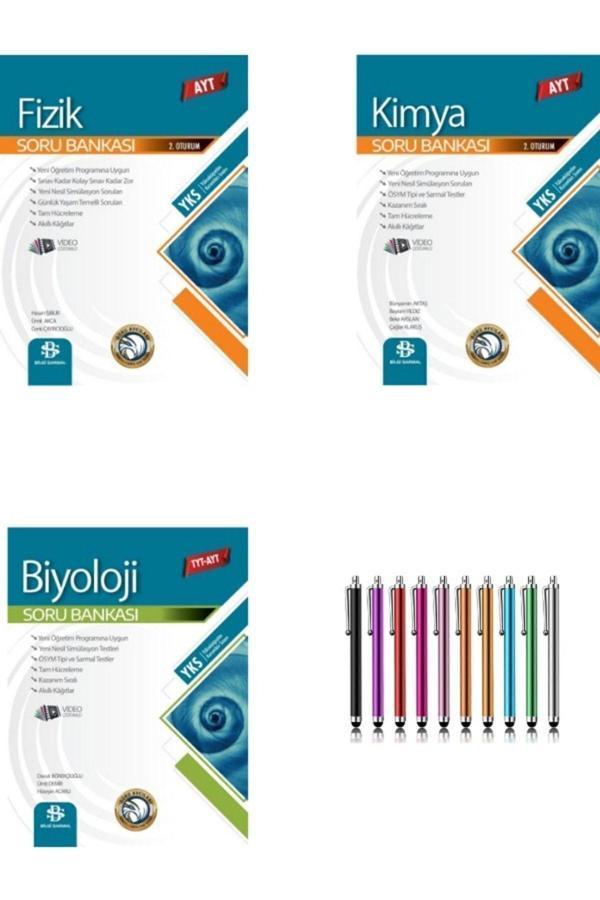 Güncel 2024 Ayt Fizik-Kimya-Tyt-Ayt Biyoloji Soru Bankası Seti+Kalem+Kalemlik - Bilgi Sarmal Yayınları - Image 1