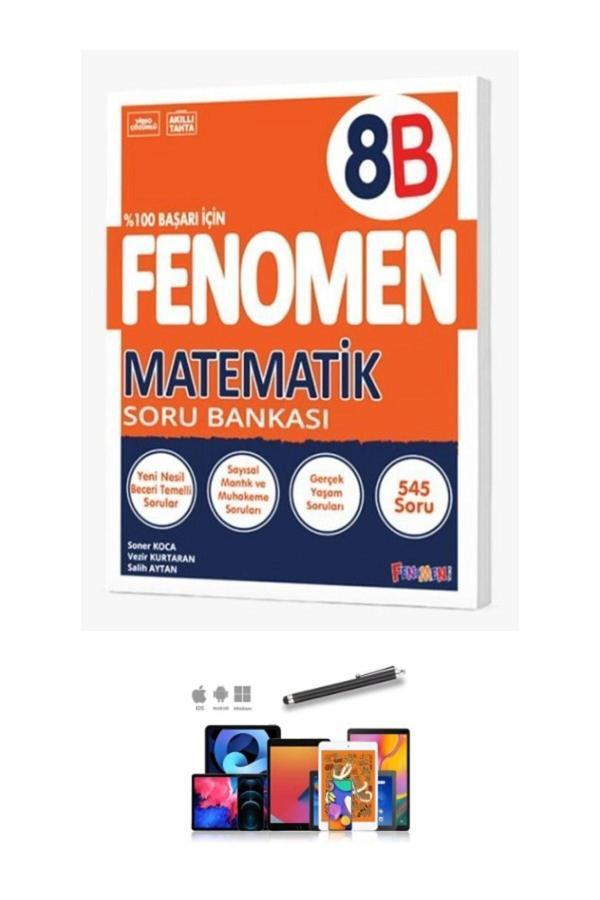 2025 Kurmay 8.sınıf Lgs Hazırlık Matematik-8b(YENİ NESİL 545SORU)soru Bankası Dokunmatik Kalem - Fenomen Yayıncılık - Image 1