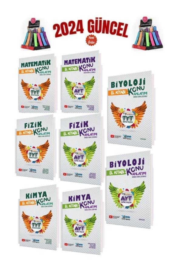 Güncel Tyt-Ayt Matematik-Fizik-Kimya-Biyoloji Video Anlatımlı Konu Anlatımlı El Kitabı+ Kalemlik - Yayın Denizi Yayınları - Image 1