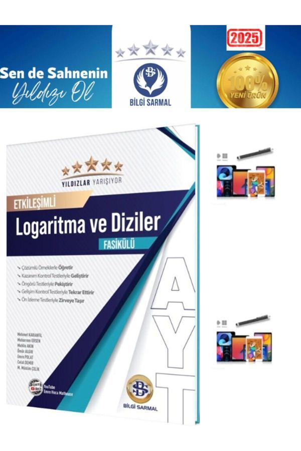 Güncel Ayt Logaritma Dizeler Etkileşimli Yıldızlar Yarışıyor Konu Özetli Soru Fasikül+Kalem - Bilgi Sarmal Yayınları - Image 1