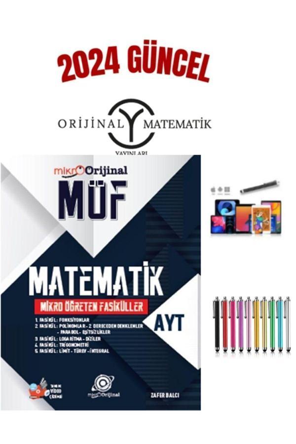 2024 Mikro Orijinal Ayt Matematik Möf Mikro Öğreten Konu Anlatımlı Fasikül+Kalem+Kalemlik - Orijinal Yayınları - Image 1