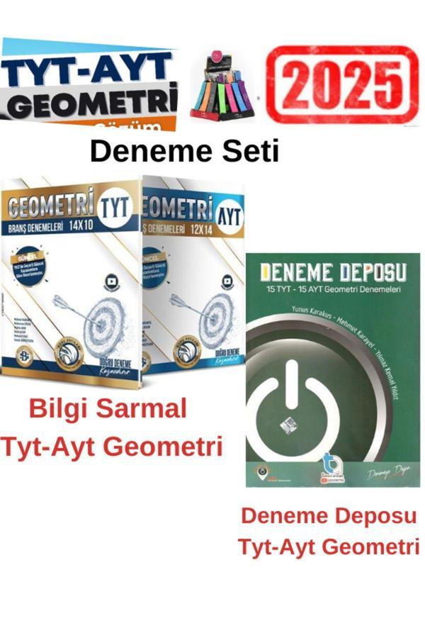 2025 Tyt-Ayt Geometri Tyt14-Ayt12 Deneme+Deneme Deposu TytAyt Gerometri Tyt15-Ayt15 Deneme+Kalemlik - Deneme Deposu - Image 1