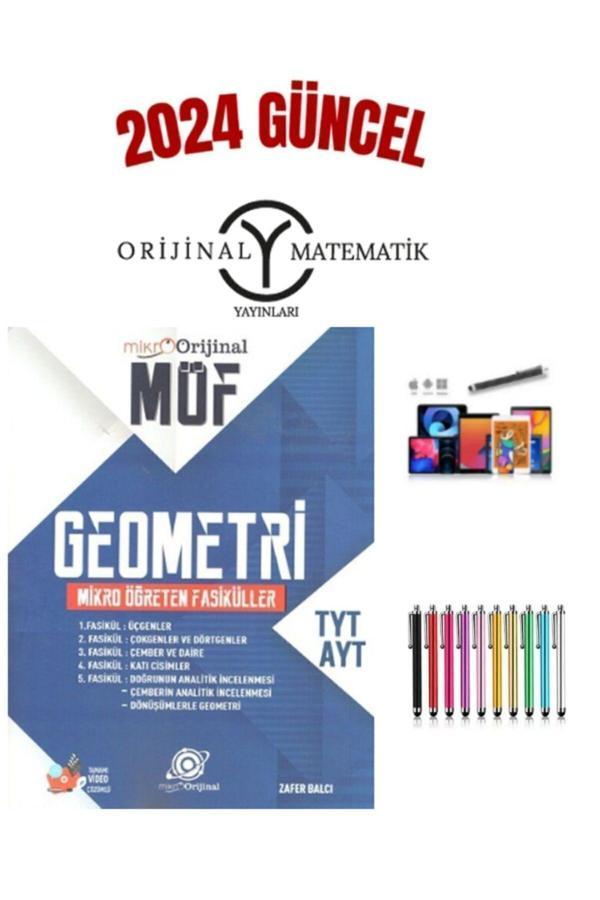 2024 Mikro Orijinal Tyt-Ayt Geometri Möf Mikro Öğreten Konu Anlatımlı Fasikül+Kalem - Orijinal Yayınları - Image 1