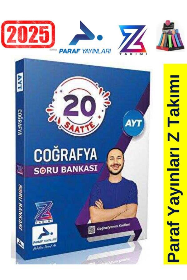 2025 Paraf Prf Yayınları Paraf Z Takım AYT Coğrafya Video Soru Bankası+Kalemlik - Paraf Yayınları - Image 1