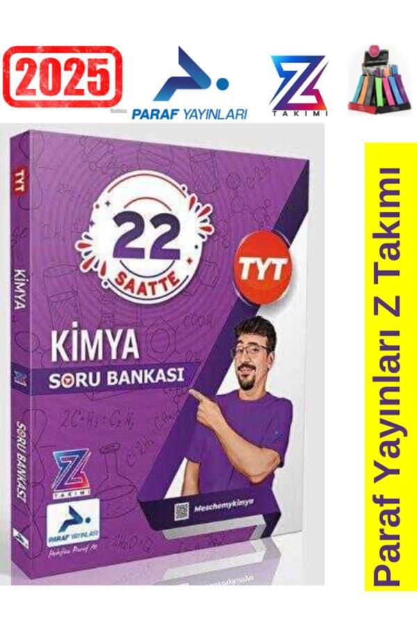 2025 Paraf Yayınları Prf Meschemy Z Takımı TYT Kimya 22 Saatte Video Soru Bankası+Kalemlik - Paraf Yayınları - Image 1