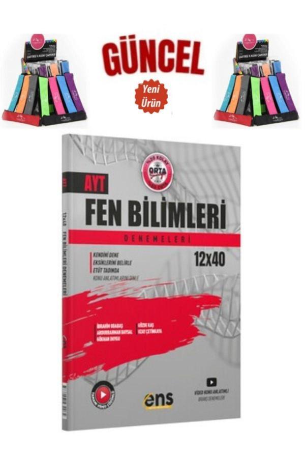Güncel AYT Fen Bilimleri 12 x 40 lı (480Soru)Denemeleri+Kalemlik - Ens Yayıncılık - Image 1