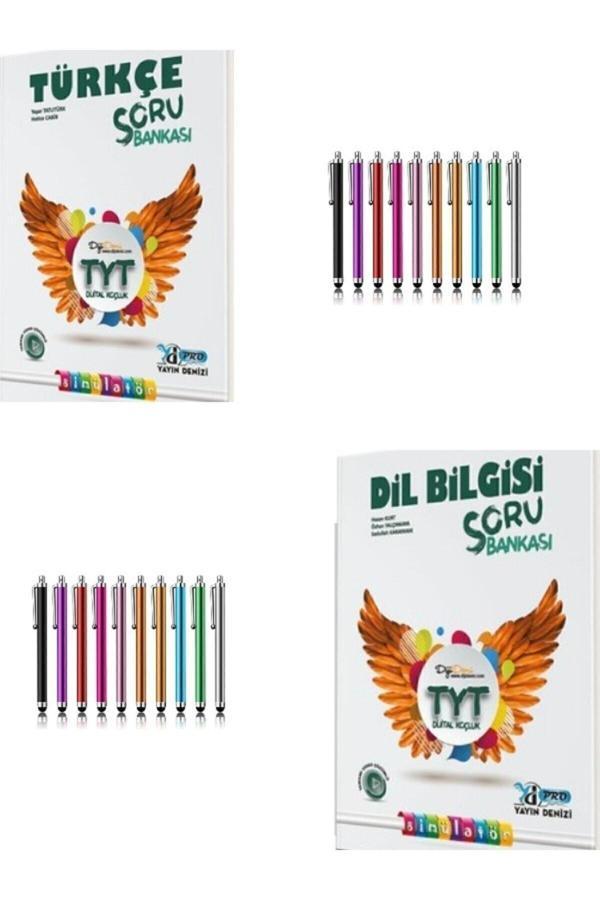 2024 Tyt Matematik-dilbilgisi Soru Bankası Seti Dokunmatik Kalem - Yayın Denizi Yayınları - Image 1