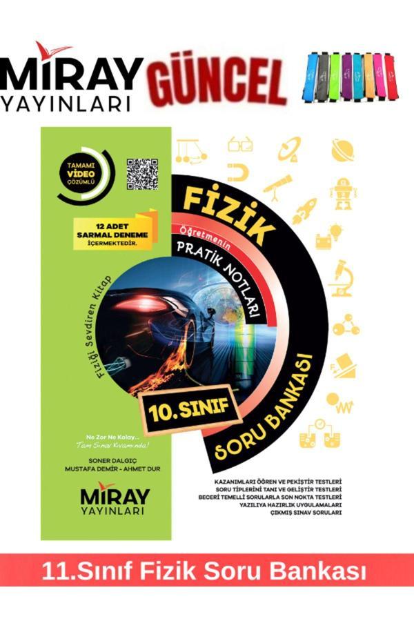 Miray Yayınları Güncel 11.Sınıf Fizik Soru Bankası Soru Bankası+Kalemlik - Miray Yayınları - Image 1