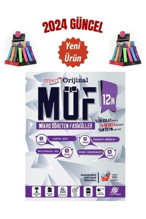 Güncel 2024 12. Sınıf Matematik MÖF Mikro Öğreten Fasiküller+Cambridge Kalemlik - Orijinal Yayınları - Image 1