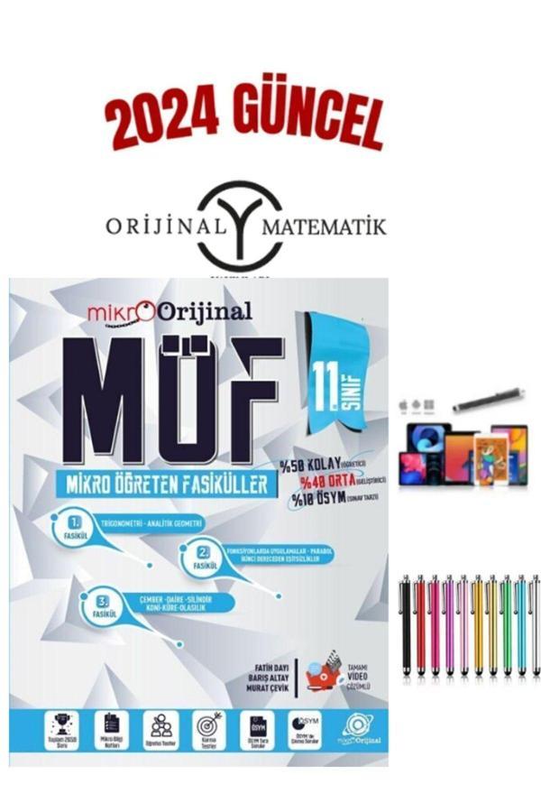 2024 MikroOrijinal Matematik 11.Sınıf (%50 Kolay%50 Orta%10 Ösym)MÖK KonuAnlatımlı Fasikül+Kalem - Orijinal Yayınları - Image 1